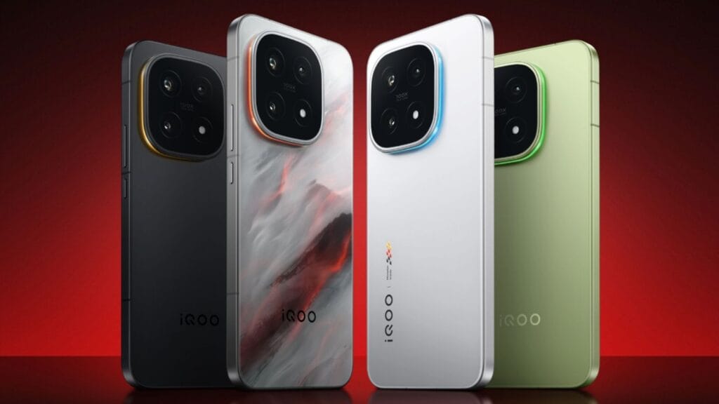 The iQOO 15 features Snapdragon 8 Elite Gen 5 with up to 16 GB LPDDR5X RAM and UFS 4.1 storage, delivering smooth gaming and multitasking.