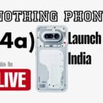 The Nothing Phone 4a showcasing its transparent design, AMOLED display, and signature Glyph lighting ahead of the March 5, 2026 launch.