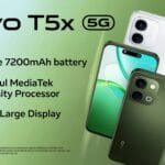 Vivo T5x 5G smartphone teaser highlighting its upcoming India launch on March 17 with curved display and modern design.