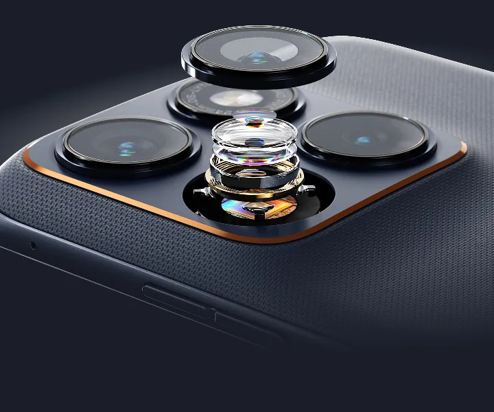 Dual rear camera setup of Motorola Edge 70 Fusion with Sony LYT-710 sensor.